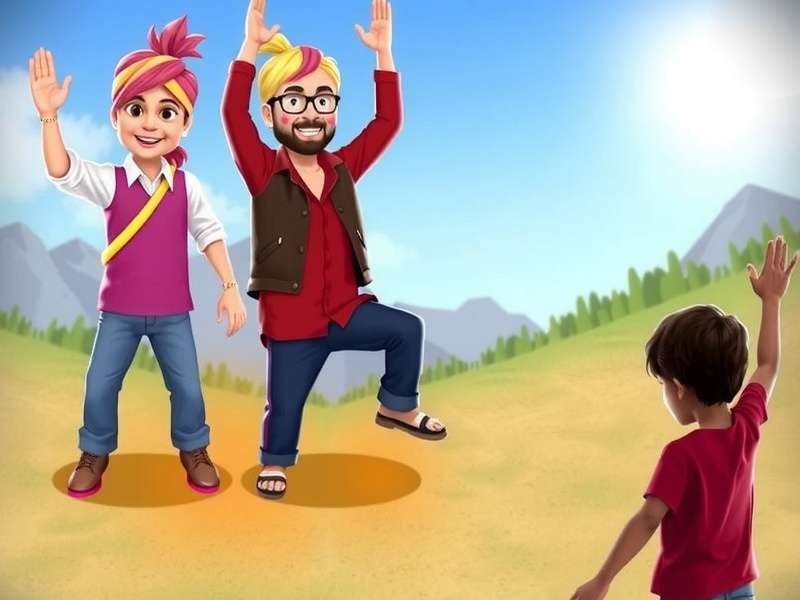 Holi Special Stage in Desi Slam Master with Gulal and Colors Desi Slam Master Holi Edition